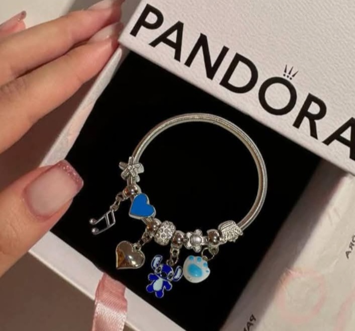 1054 Stich azul plata