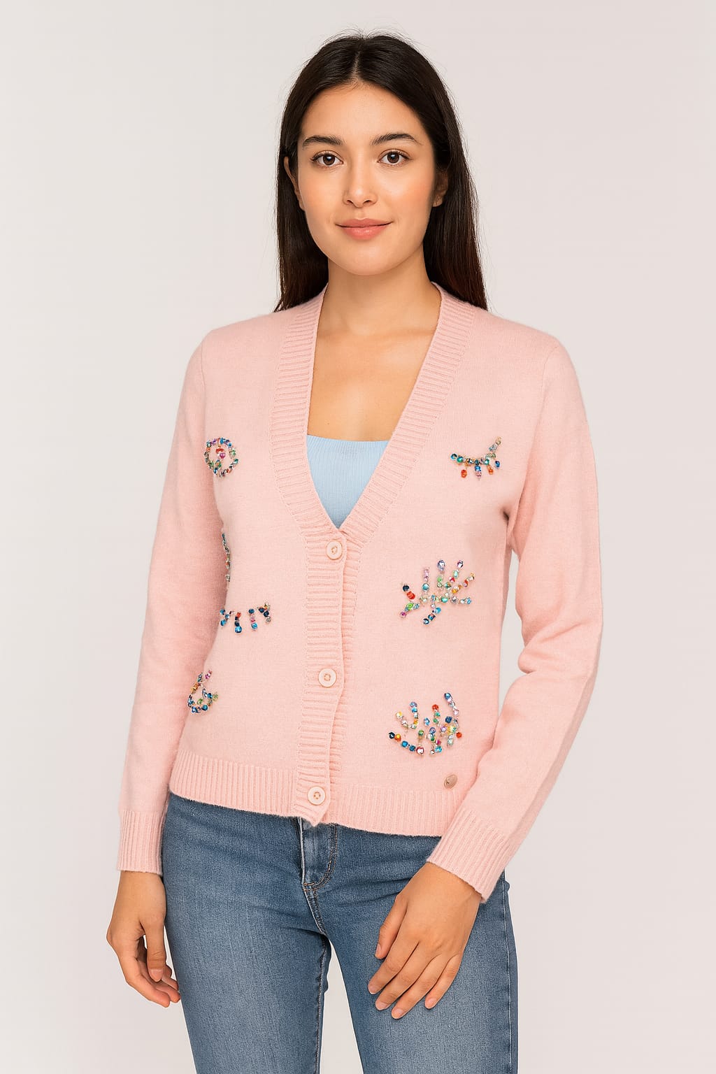 970 Suerte rosa ojos